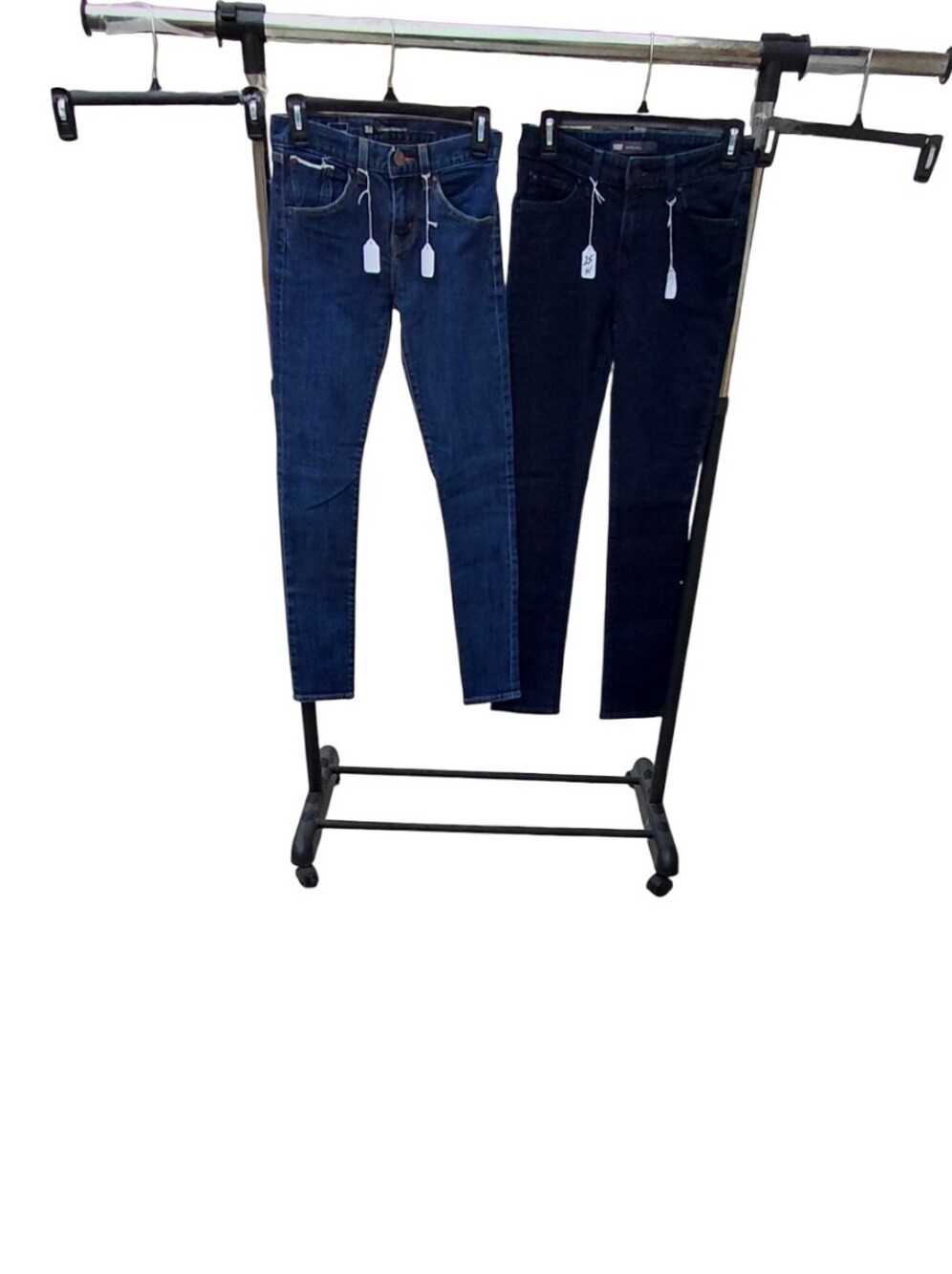 8271...Women's Duo Levi Jeans Size, W24 and W27, Details Shown Below.